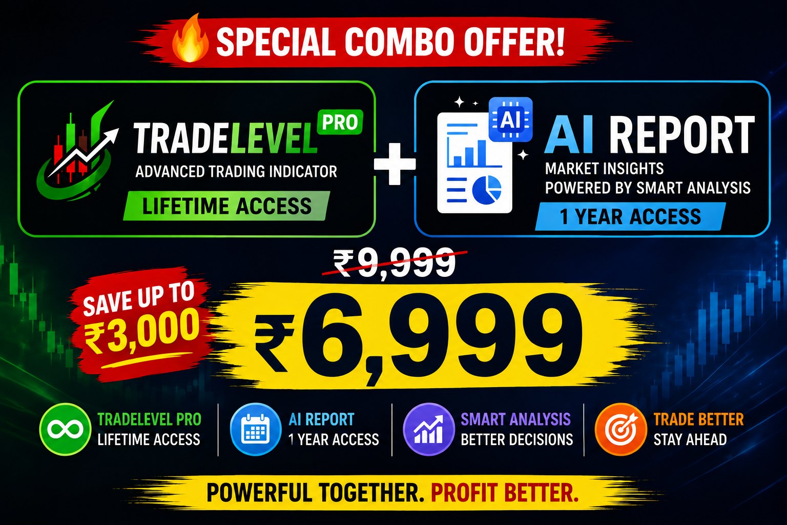 TradeLevel Pro lifetime access plus one year of AI Index Report for Rs 6,999